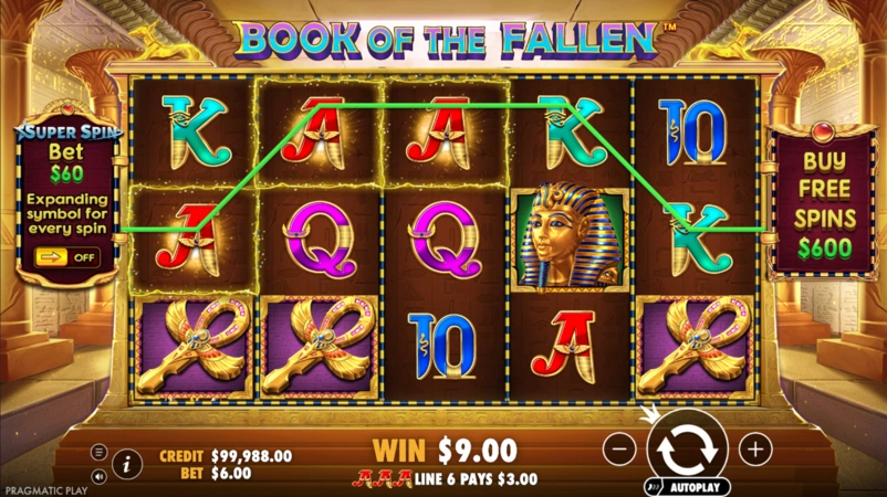 Boook of the Fallen Slot Tema